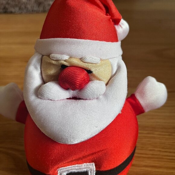 Santa Claus Parachute Style Nylon Christmas Decor Like Puffalump US Balloon - Picture 4 of 9